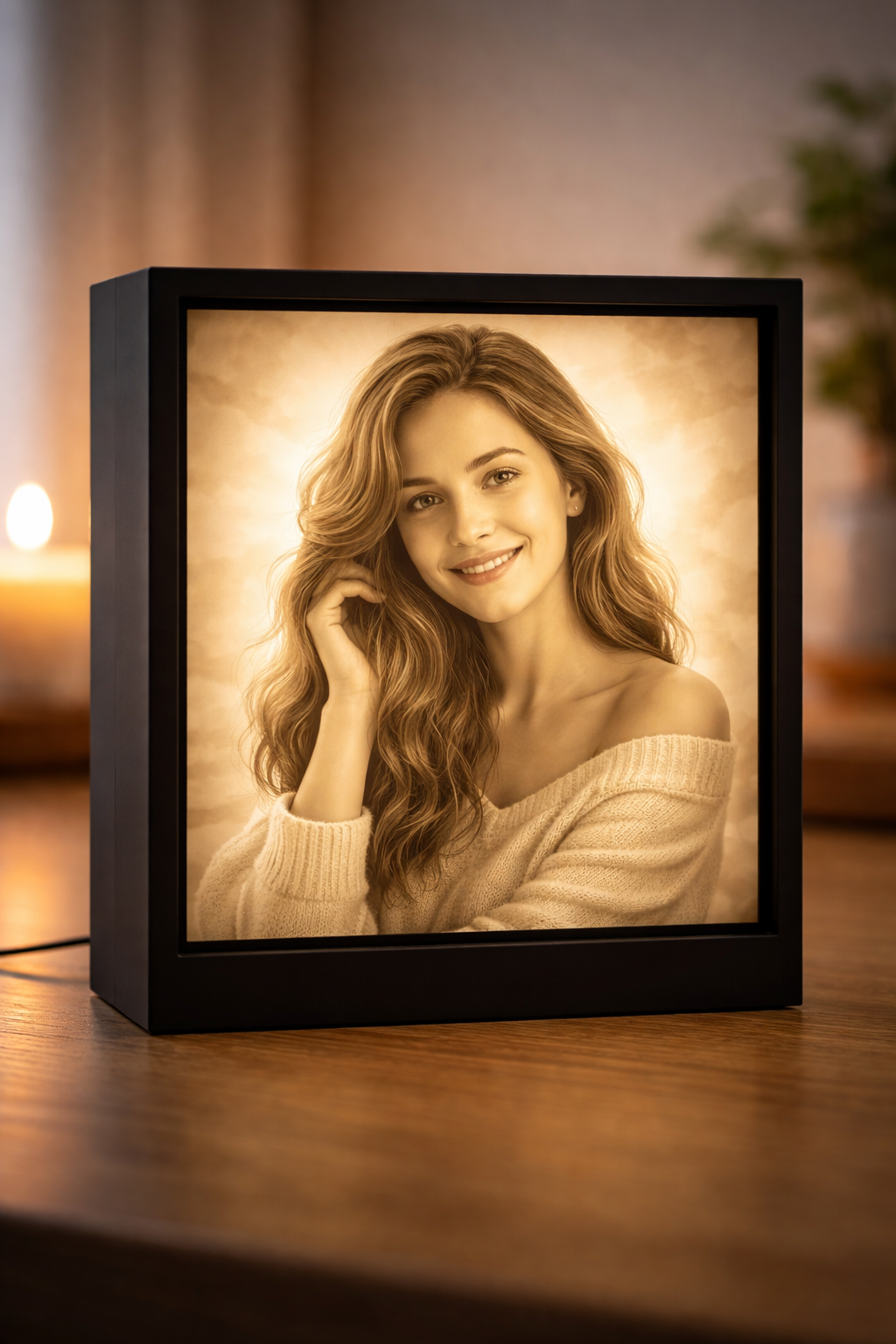 Lithophane 3D Fotos – Dein Bild als Lichtkunst